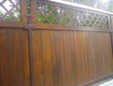 Деревянный забор «Штакетник комбинированный»