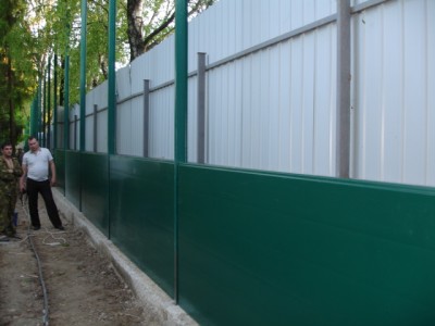 Установка шумозащитного забора Установка шумозащитного забора